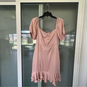 Light Pink Babydoll Dress - Size Large
